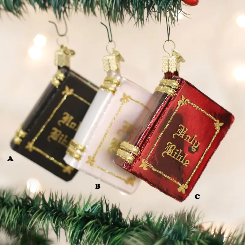 inventory issue Old World Christmas Bible Ornament