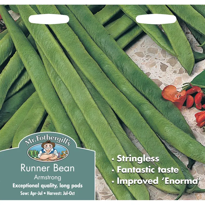 Mr Fothergills Runner Bean Armstrong 45 Seeds
