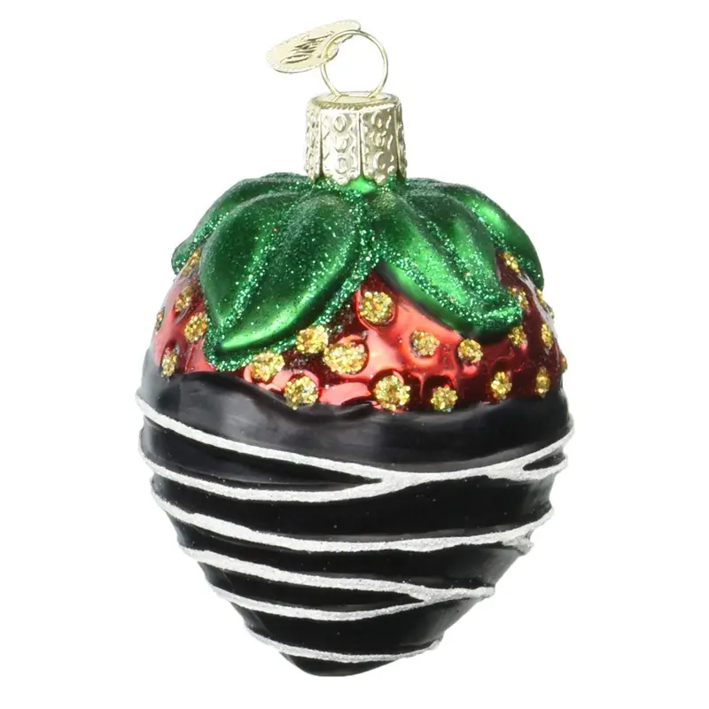 Old World Christmas Chocolate Dipped Strawberry Ornament