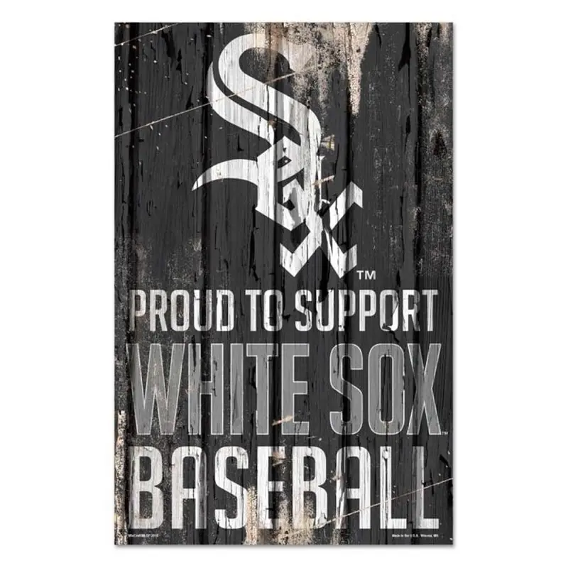 WinCraft, Sox Wooden Sign, 11"x17"