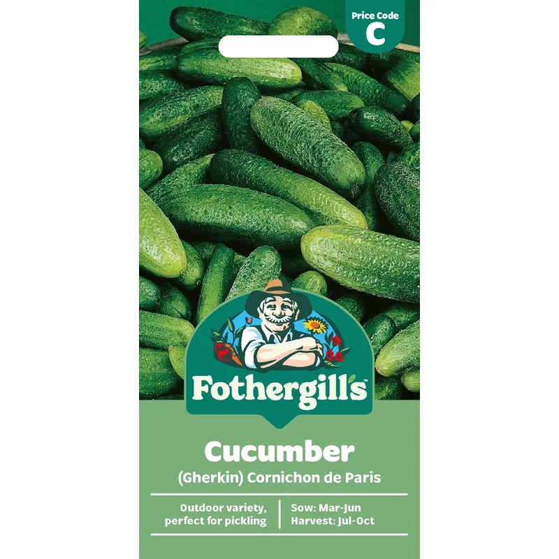 Fothergills Cucumber (Gherkin) Cornichon De Paris Seeds