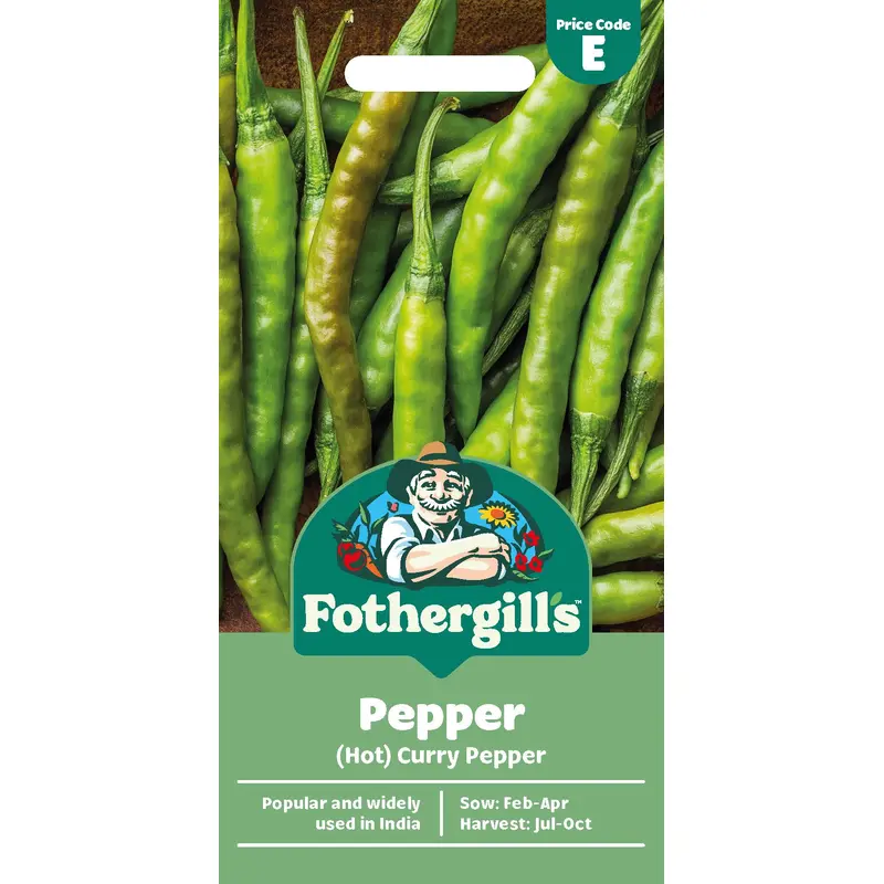 Fothergills Pepper (Hot) Curry Pepper Seeds