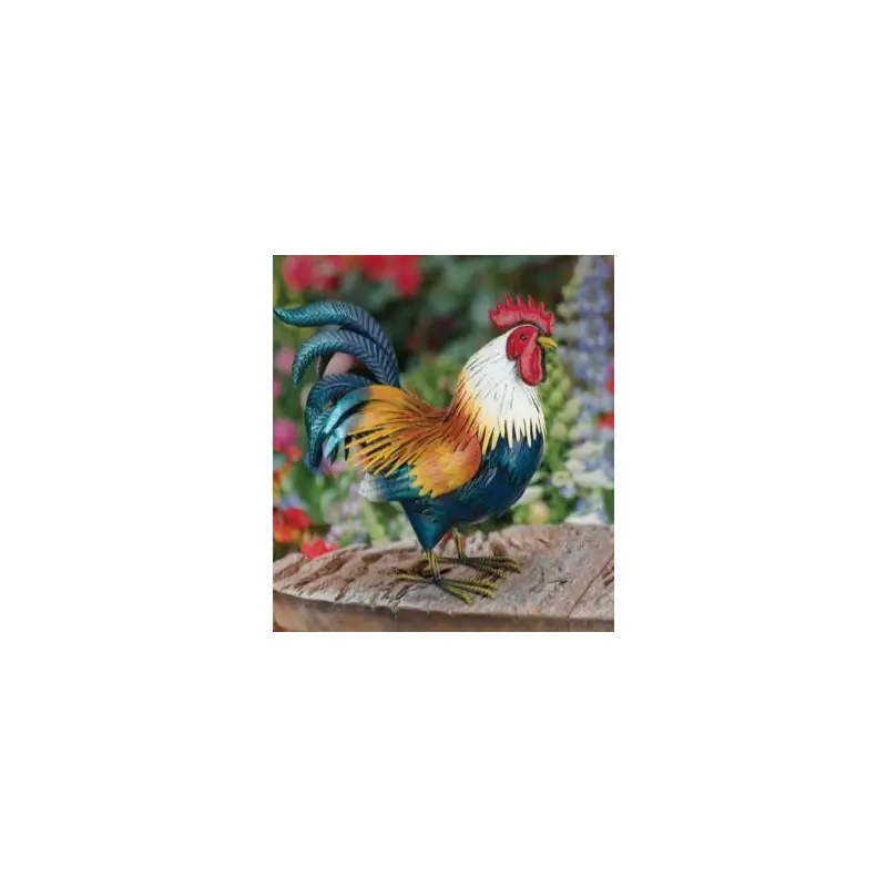 Golden Duckwing Rooster Decor Medium