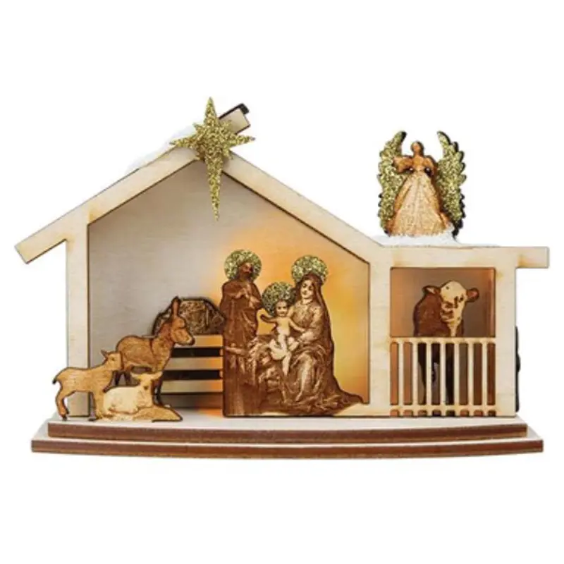 Old World Christmas, Ginger Nativity Ornament