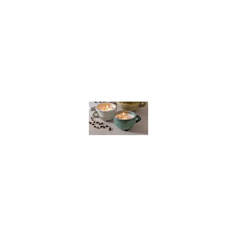 Swan Creek Candle Small Coffee Cup: Campfire Coffee (Soy Candle)