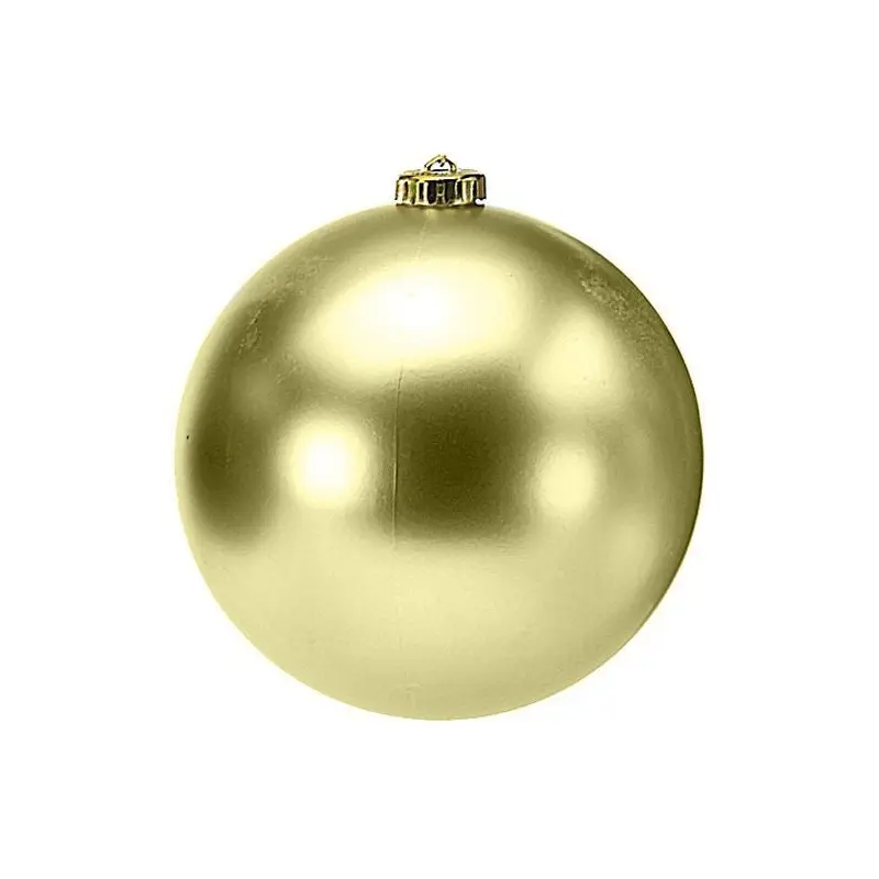 100MM Gold Matte Boxed Ornaments (4 Pack)