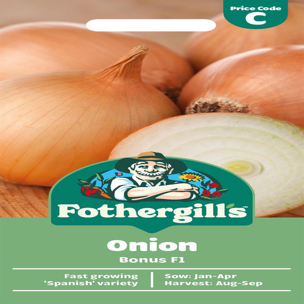 Fothergills Onion Bonus F1 Seeds
