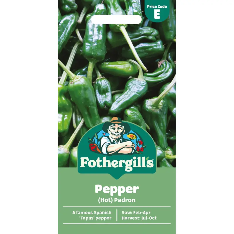 Fothergills Pepper (Hot) Padron Seeds