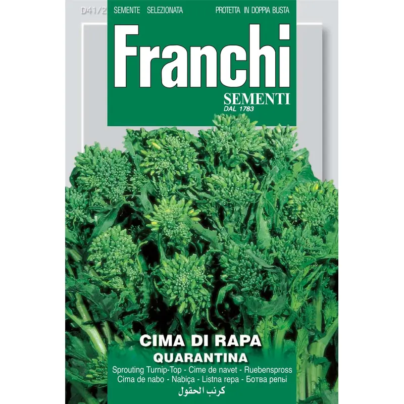 Franchi - 041/002 - Sprouting Turnip Top - Quarantina - 15g Seeds