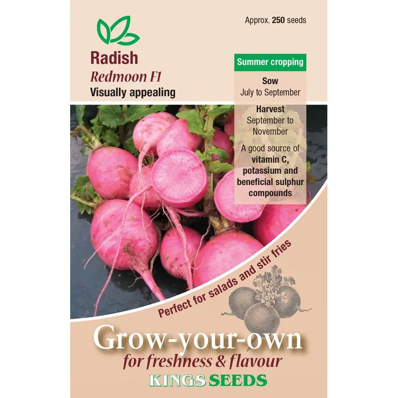 Kings Seeds Radish Redmoon Seeds