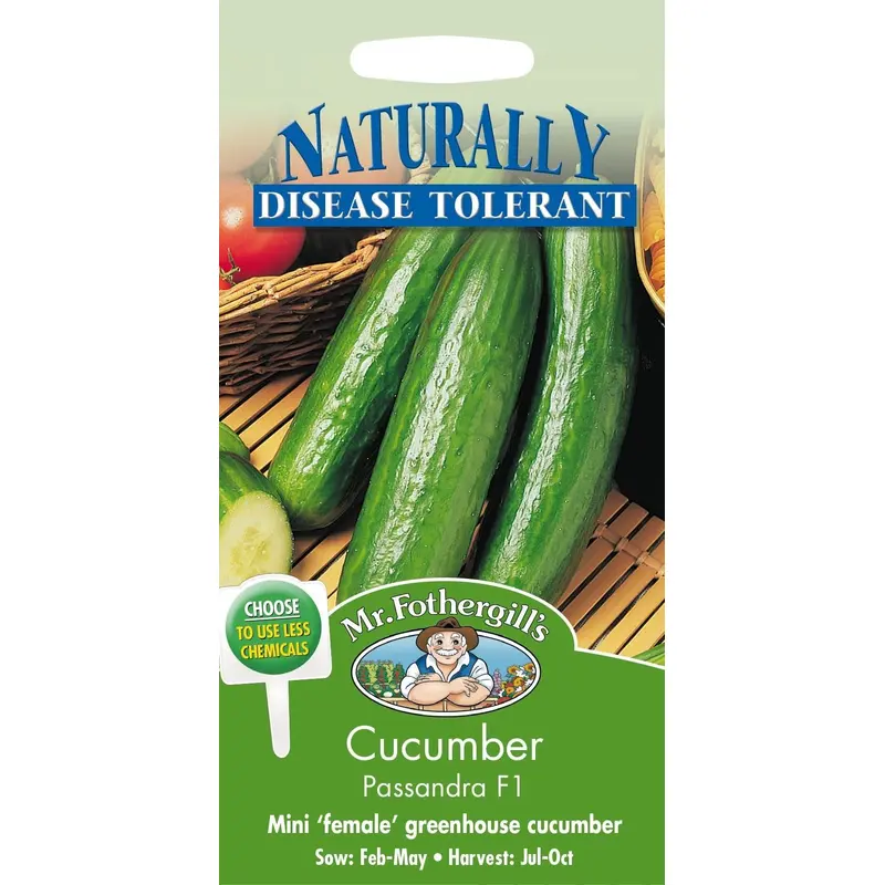 Mr Fothergills Cucumber Passandra F1 5 Seeds