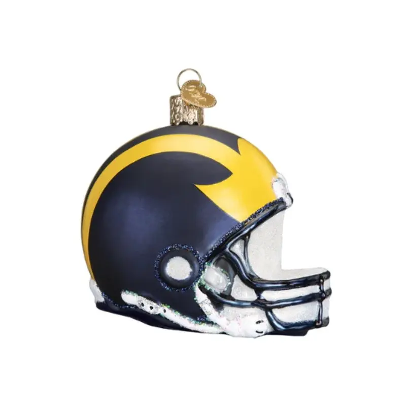 Old World Christmas, Michigan Uni. Helmet Ornament