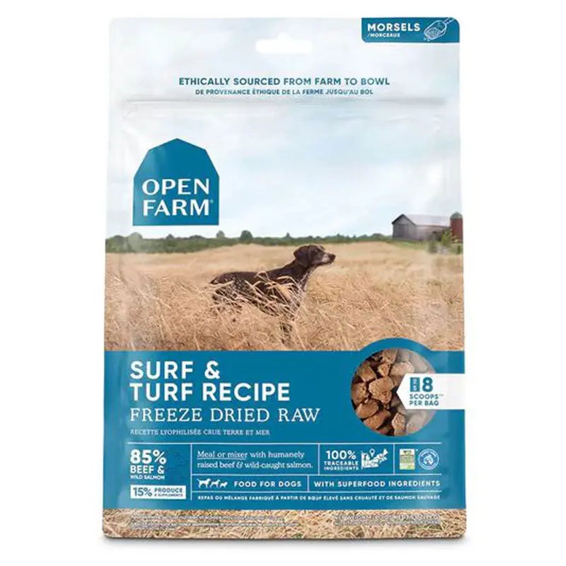 Open Farms, Freeze Dried Morsels Surf & Turf
