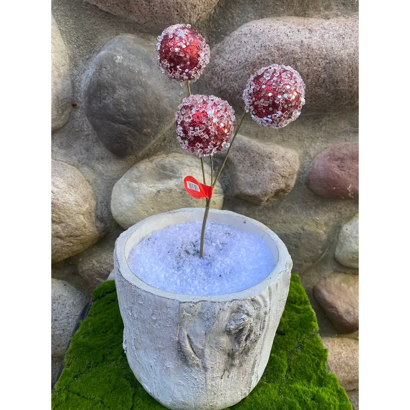 Red Balls W/ Ice