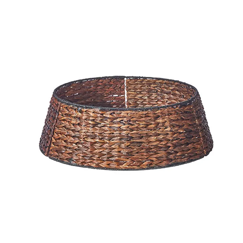 Seagrass Christmas Tree Collar, Brown, 30.5"