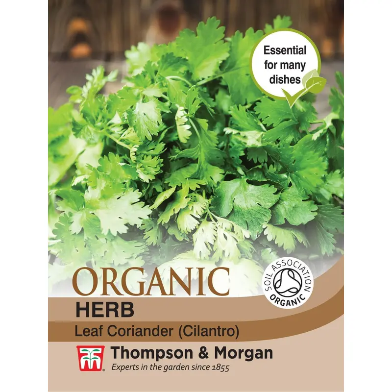 Thompson & Morgan - Organic - Herb - Coriander - 125 Seeds