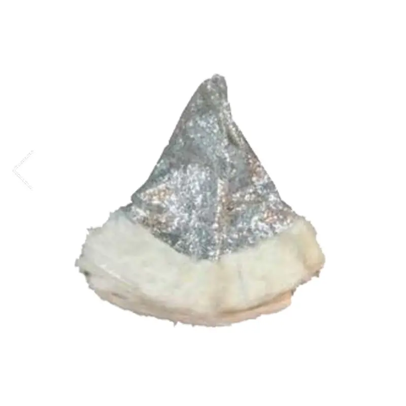 Transpac, 47.2" Tree Skirt, Silver Sequin & White Fur
