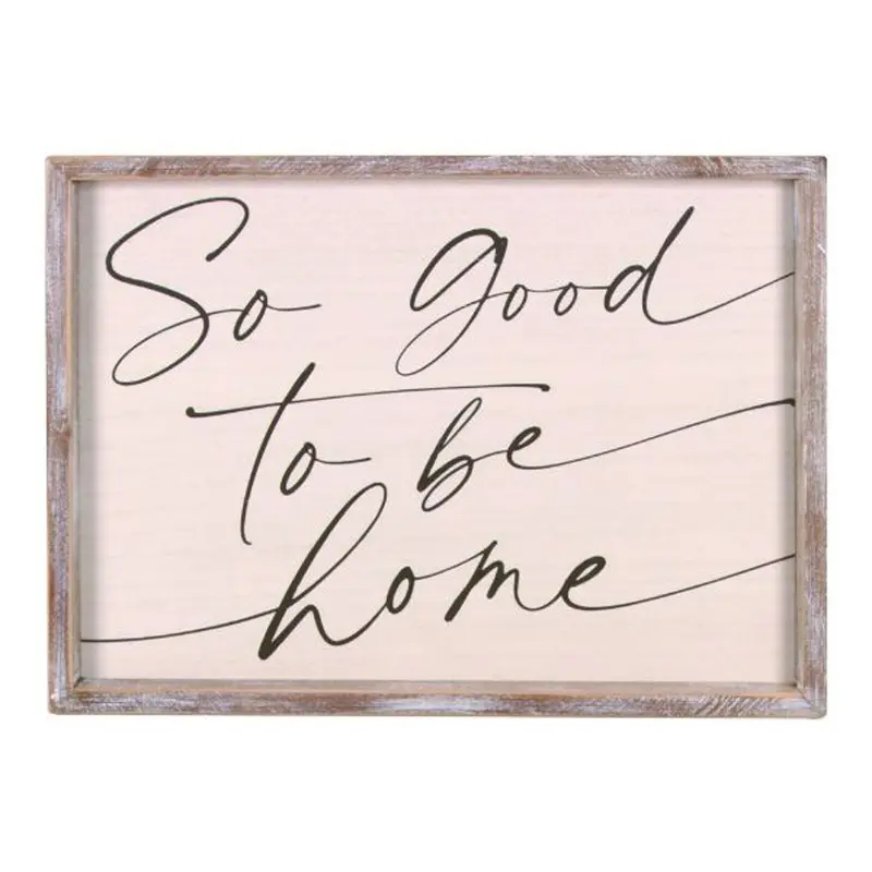 Transpac, "So Good To Be Home", Wall Decor