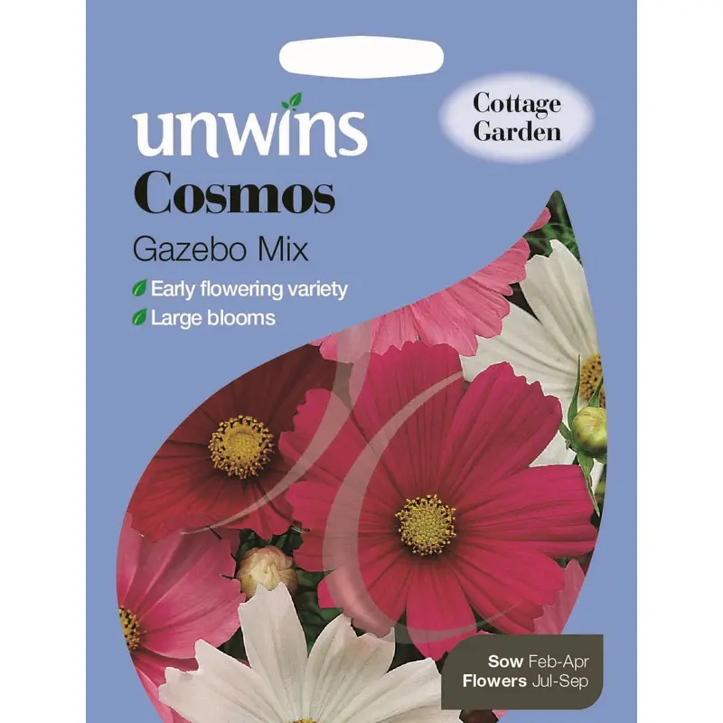 Unwins Cosmos Gazebo Mix 110 Seeds
