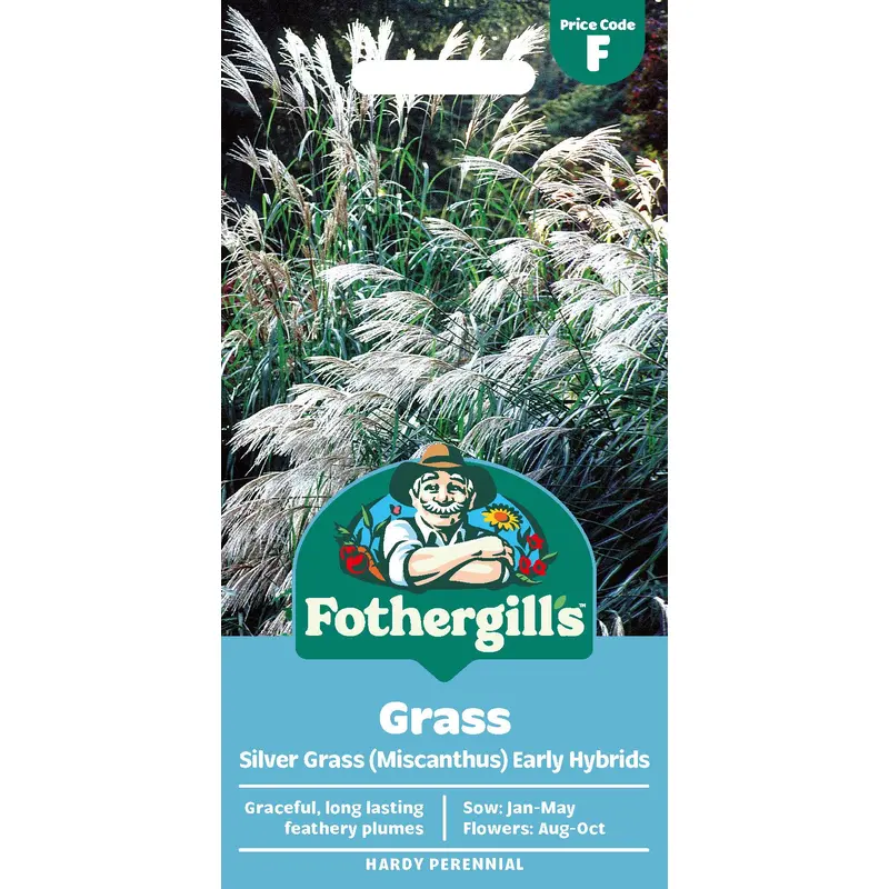 Fothergills Grass Silver Grass (Miscanthus) Early Hybrids Seeds