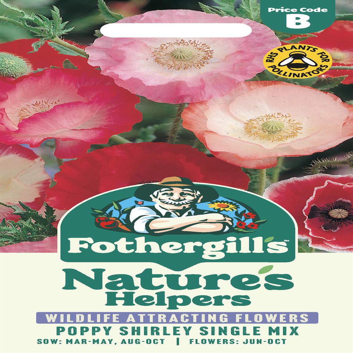 Fothergills Nature Haven-Poppy Shirley Single Mix Seeds
