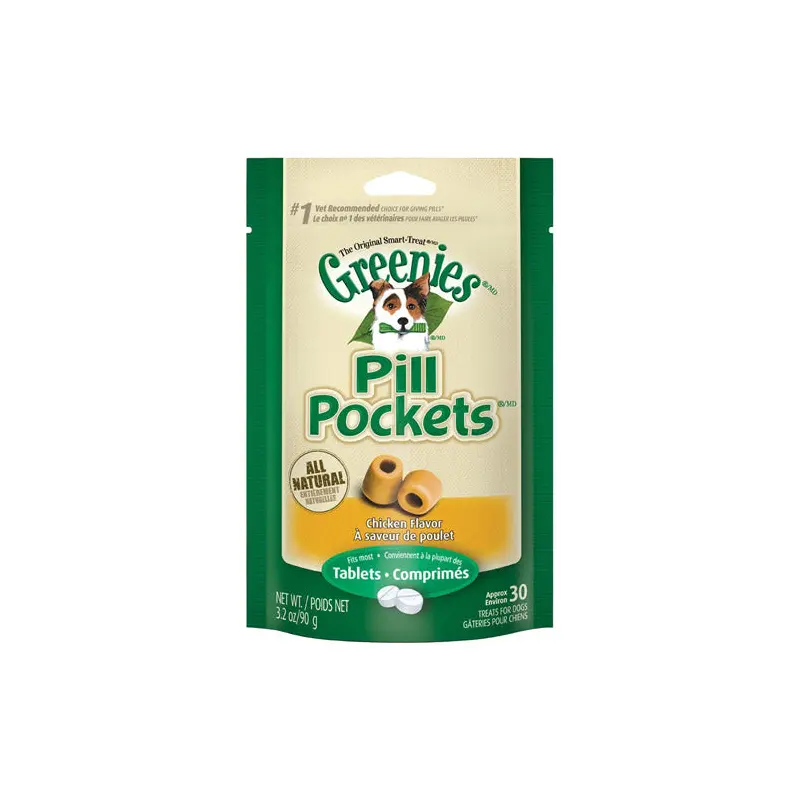 Greenies Pill Pockets Chicken, 3.2 oz.