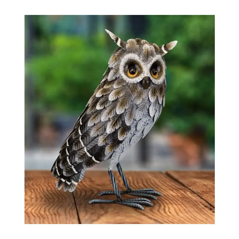 Grey Horned Owl-Standing