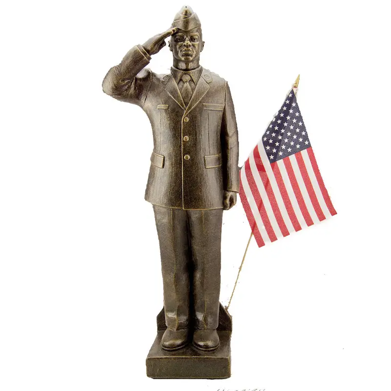 Henri Studio, Air Force Airman African American, Bronze