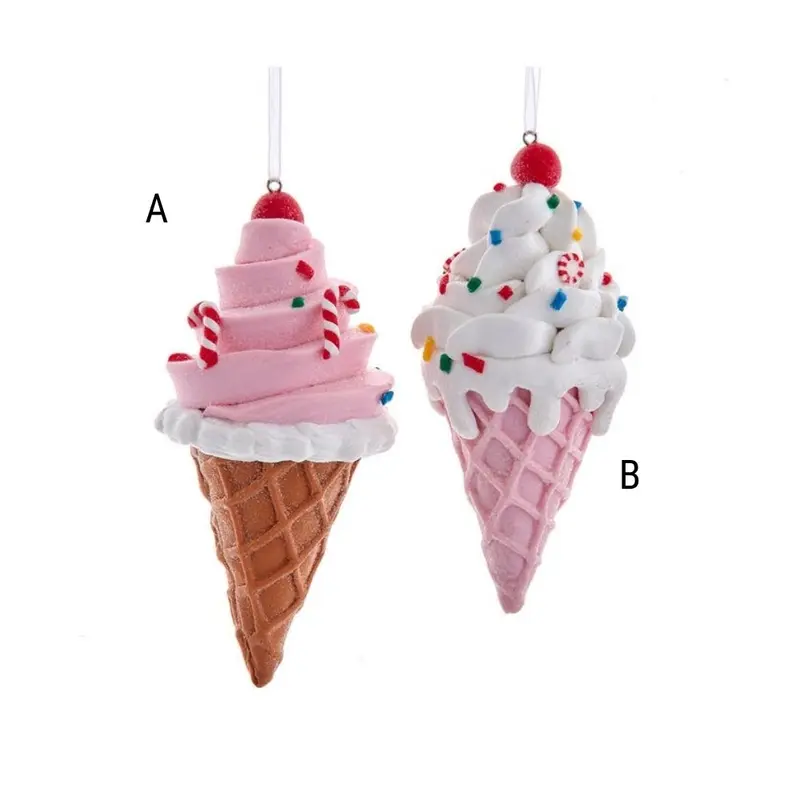 Ice Cream Cone Ornament, Assorted and Sold Separately