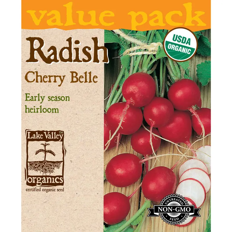 Lake Valley, Radish, Cherry Belle Organic