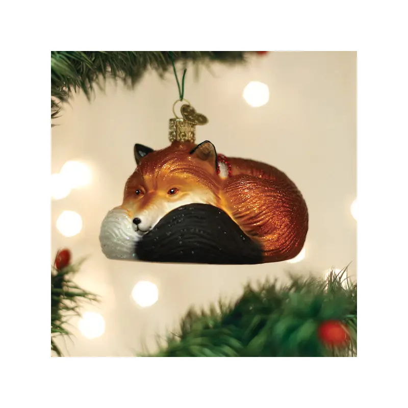 Old World, Cozy Fox Ornament