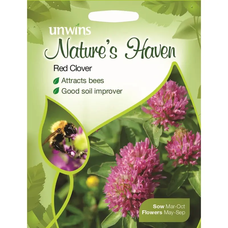 Unwins Nature's Haven Red Clover 200 Seeds