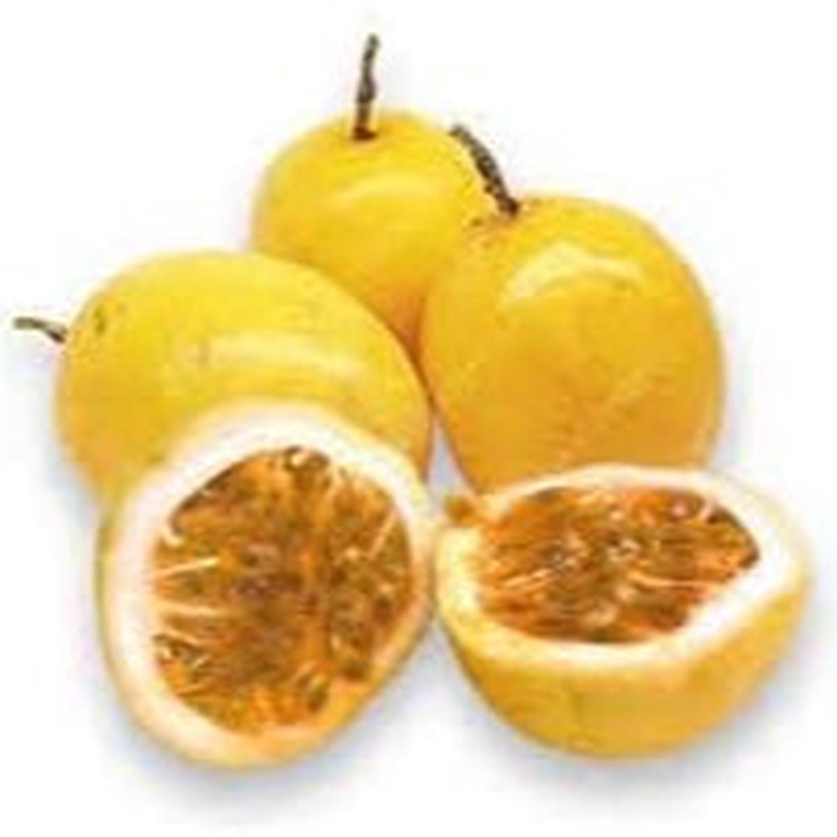 Yellow Passiflora fruit seeds for planting - Heirloom & Non-GMO Garden seeds