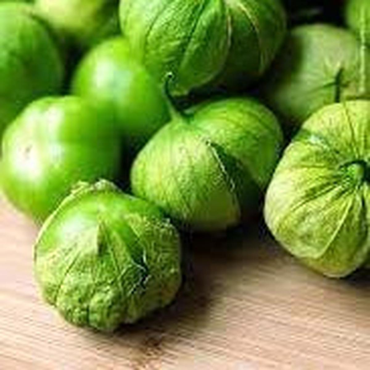 Tomatillo fruit seeds for planting - Heirloom & Non-GMO garden seeds, tart green fruits for cooking