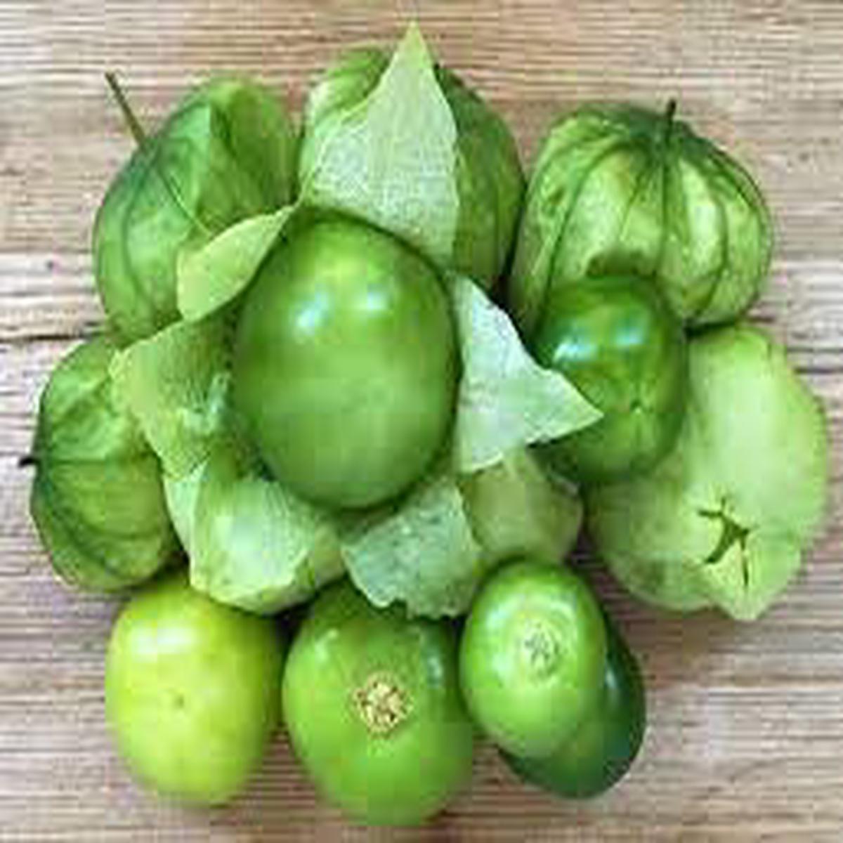 Tomatillo fruit seeds for planting  Heirloom & Non-GMO garden seeds, zesty green fruits for cooking gardens
