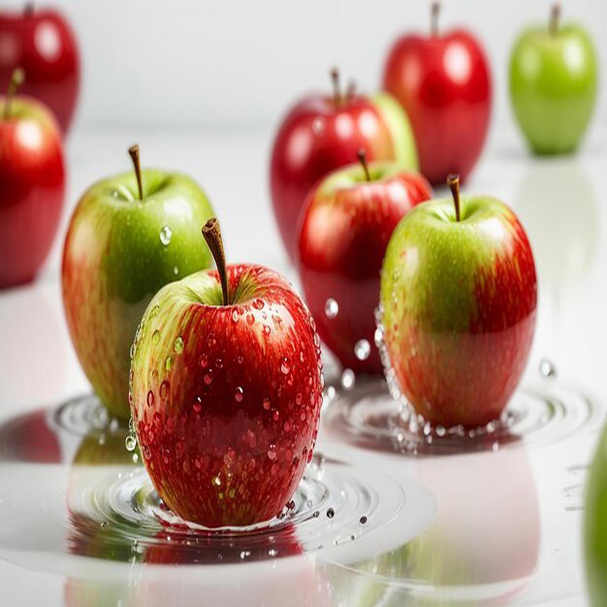 Red Green Apple Fruit Seeds Heirloom, Non-GMO Seeds for Organic Orchard Tree Planting