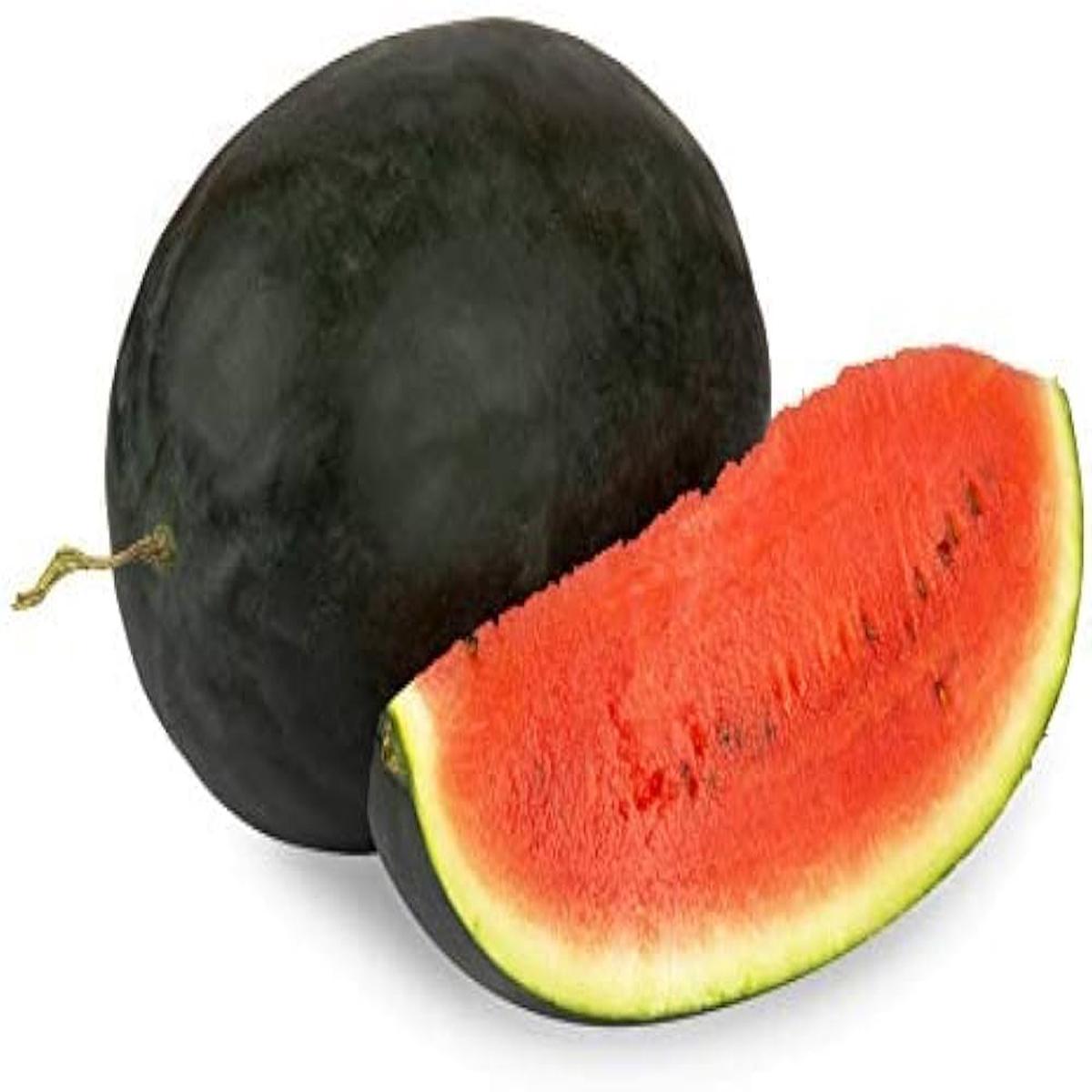 Black Watermelon seeds for planting - Heirloom & Non-GMO crisp summer fruit garden seeds