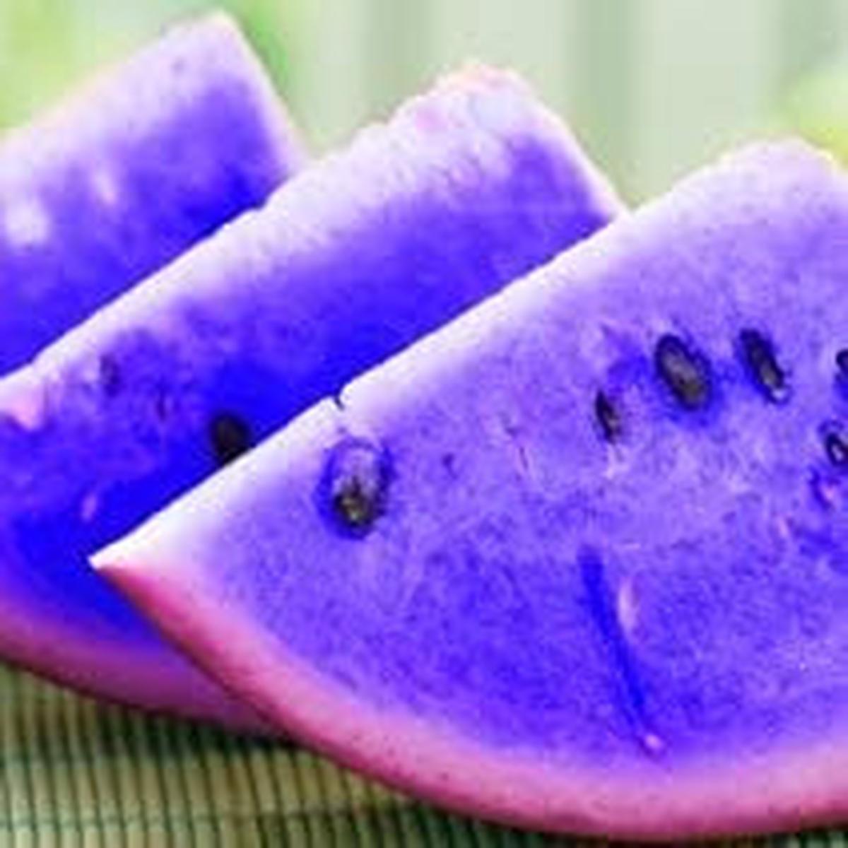 Violet Watermelon fruit seeds for planting - Heirloom & Non-GMO garden seeds, rare variety for home gardens
