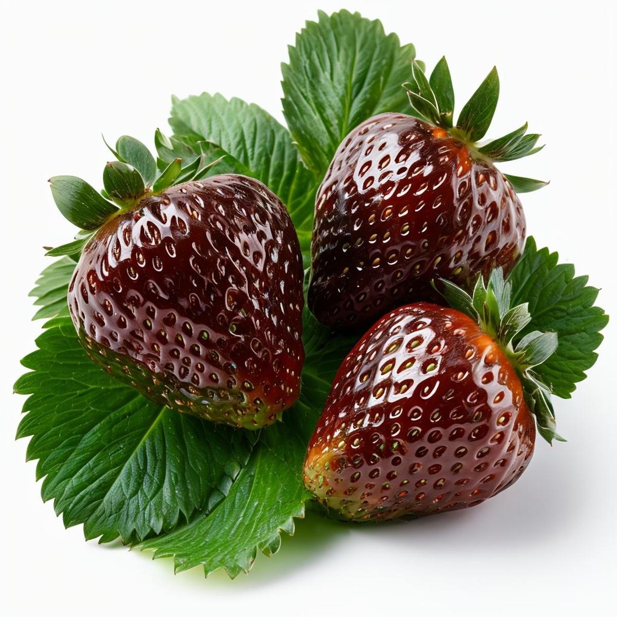 Brown Strawberry fruit seeds for planting Heirloom & Non-GMO garden seeds, juicy flavorful berry variety