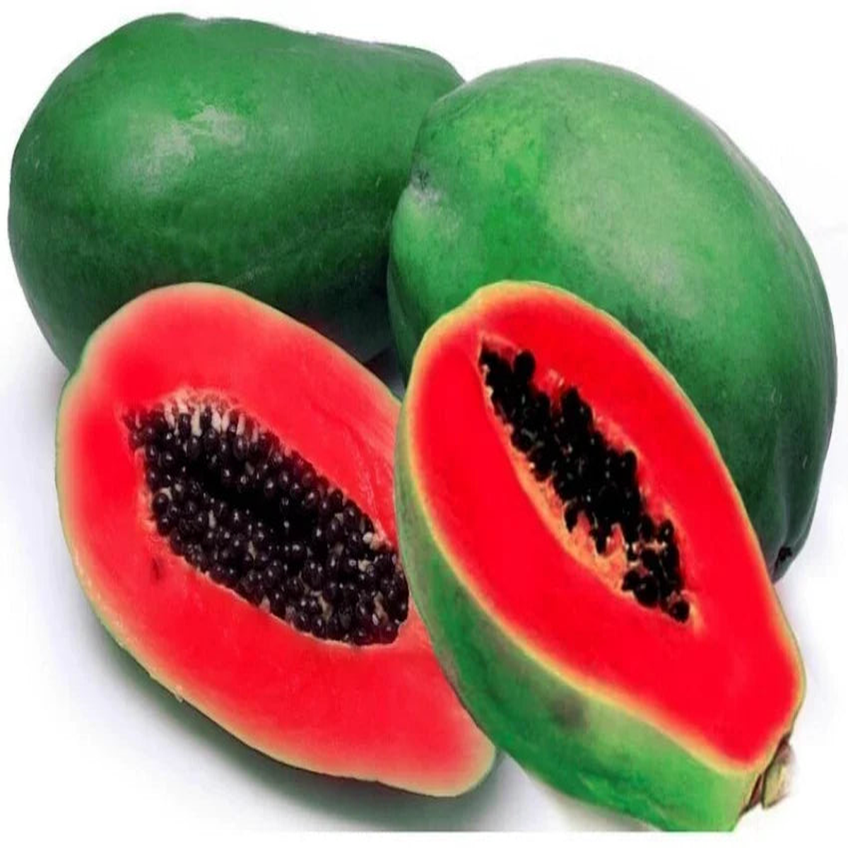 Red Caribbean Papaya fruit seeds for planting - Heirloom & Non-GMO Garden seeds
