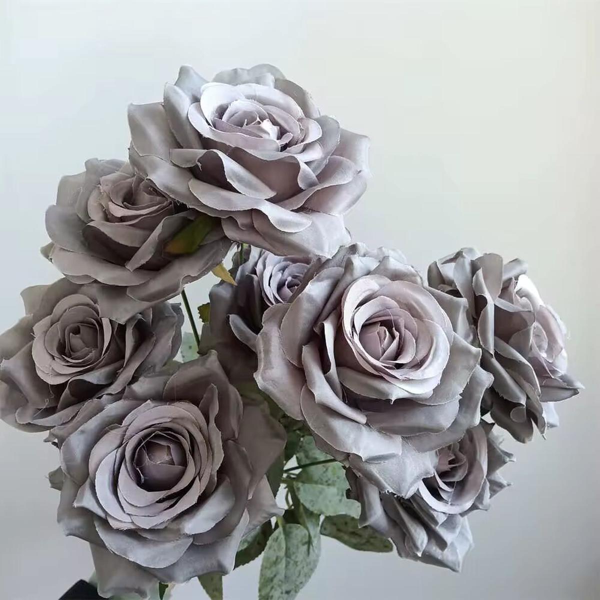 Gray White Rose Flower Seeds for Planting Heirloom, Non-GMO, Pollinator Friendly High Germination Seeds